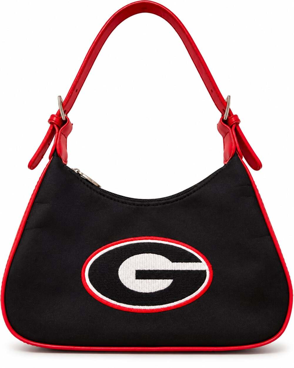 Vintage-Style Georgia Bulldogs Girls Purse Black & Red G Logo Shoulder Bag